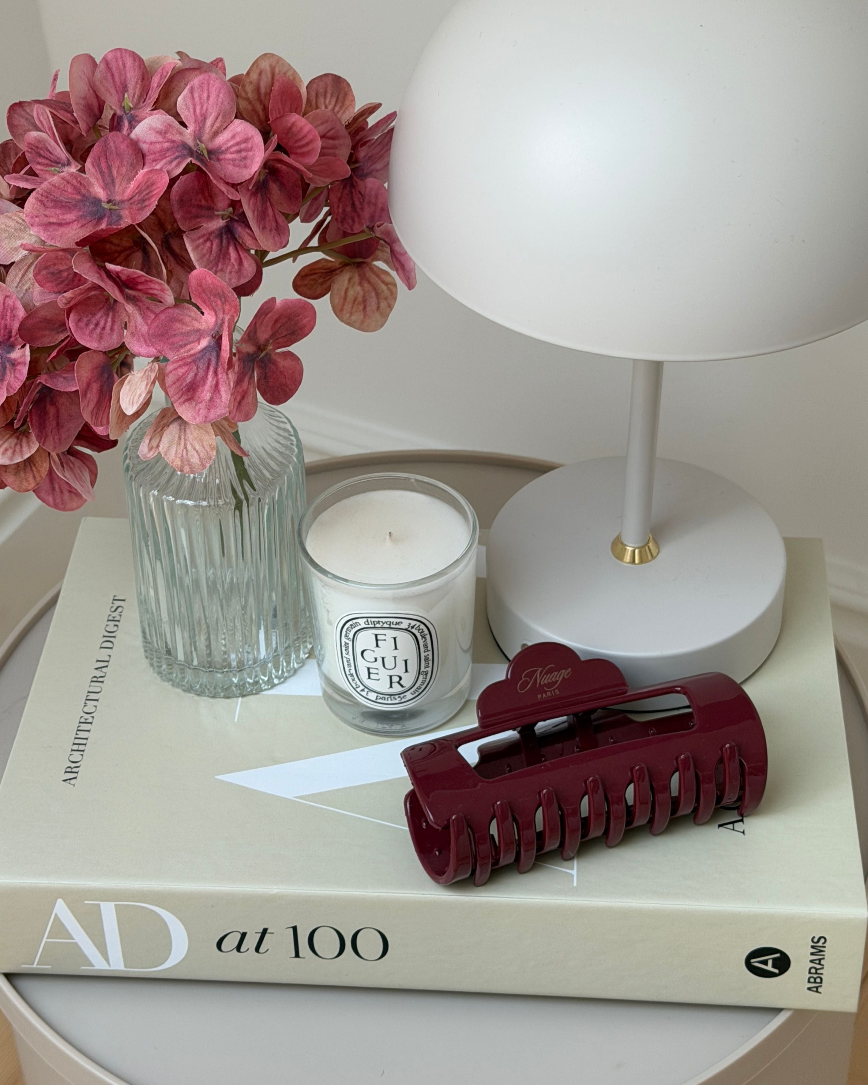 Élégance Haarklammer - Rouge