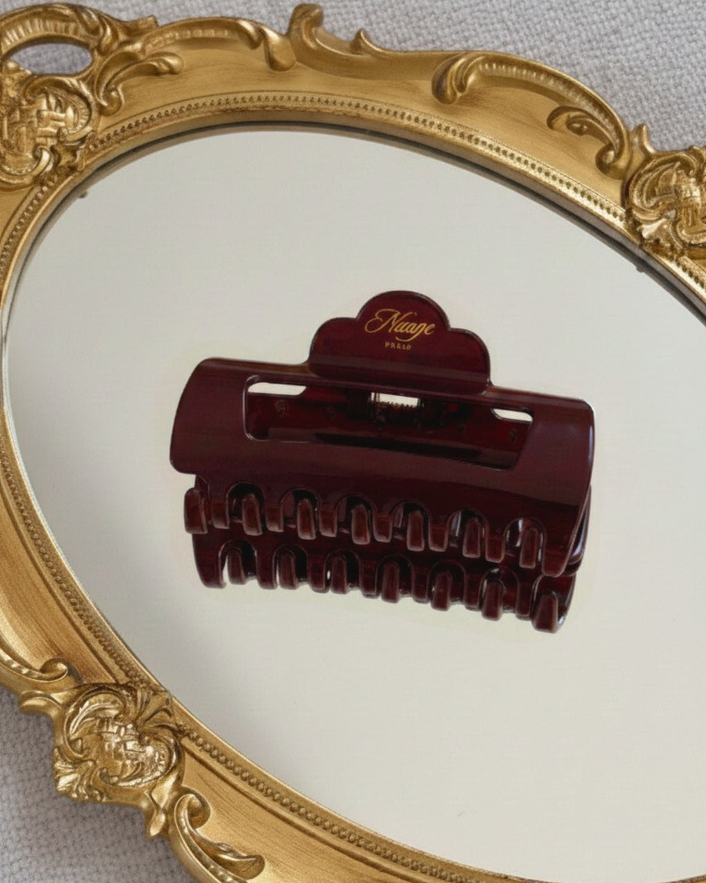 Élégance Haarklammer - Rouge