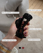 Élégance Haarklammer - Noir