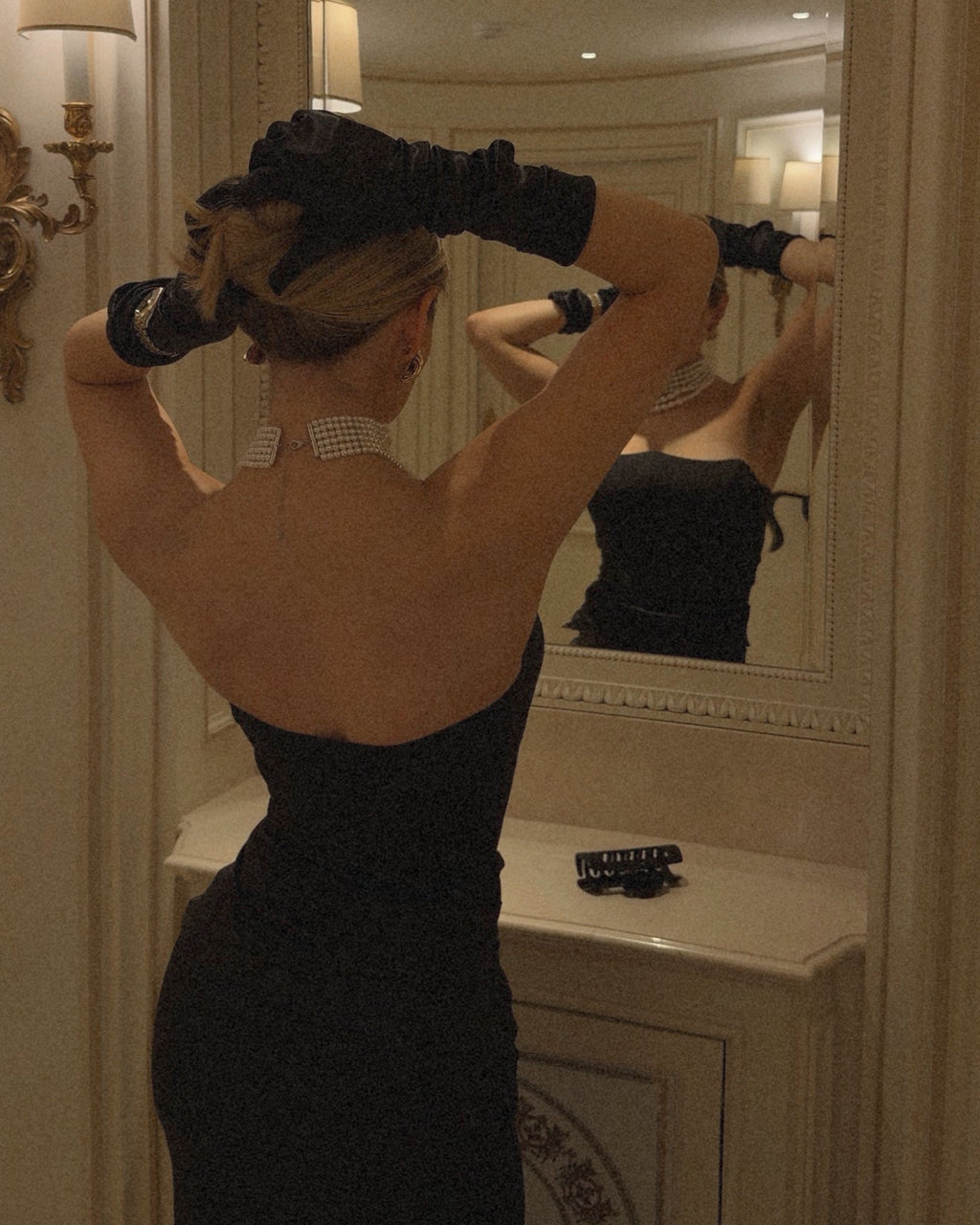 Élégance Haarklammer - Noir